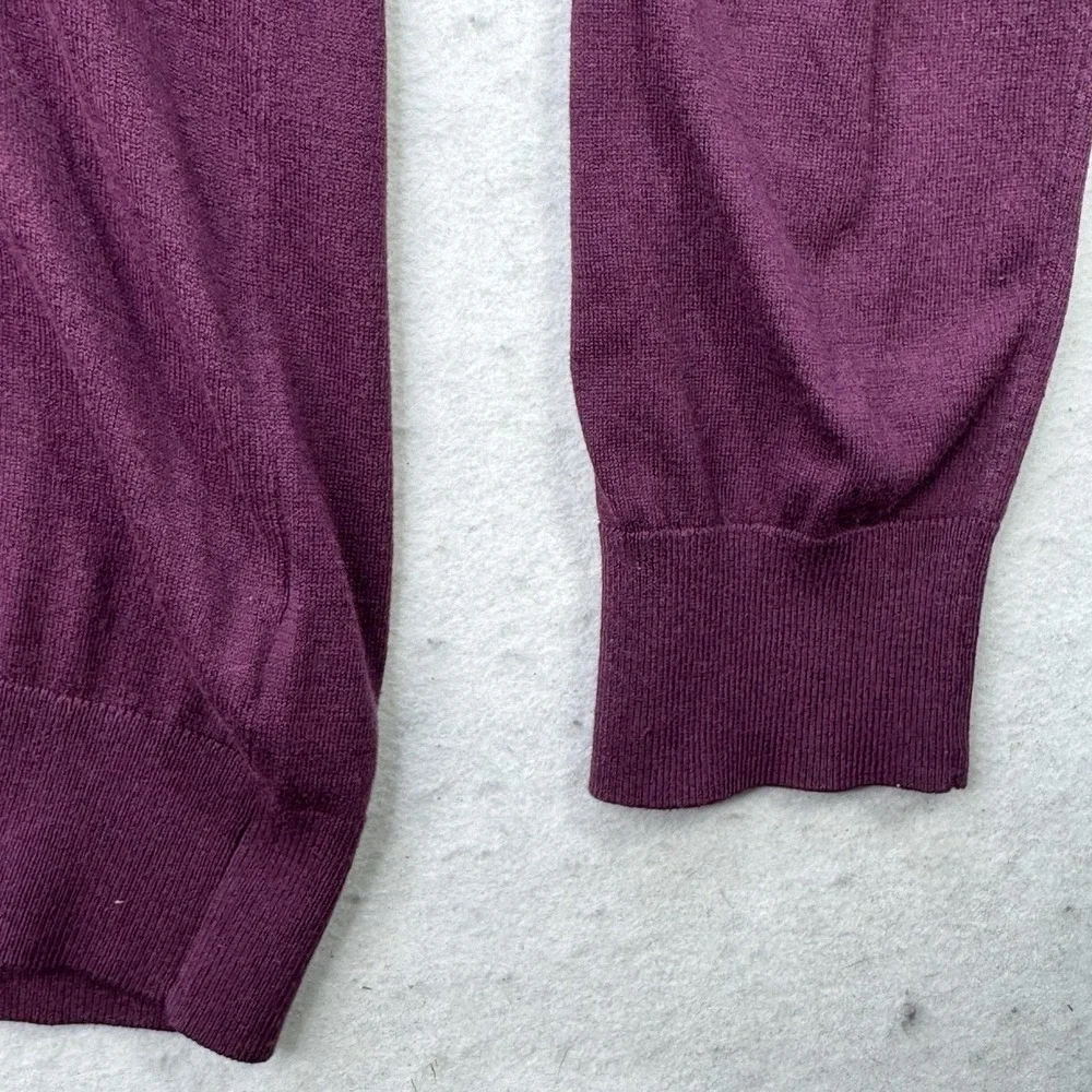 Banana‎ Republic Luxury Silk Cashmere Pullover Sweater Mens Large Soft Preppy